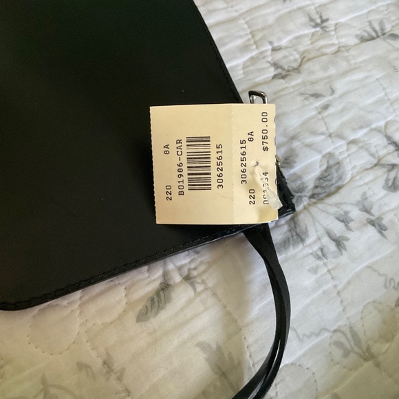 Orciani Carioca Leather Bag Tote - Black Fun Multicolor w/ Separate Wristlet NWT - Picture 7 of 16